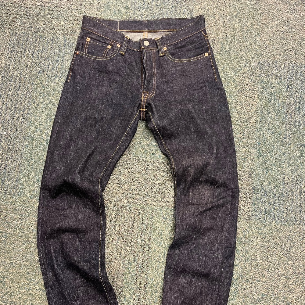 Pure Blue Japan XX-005 Slubby Slim Straight